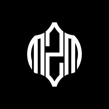 MZM letter logo. MZM best black background vector image. MZM Monogram logo design for entrepreneur and business.
