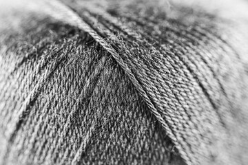 Soap of yarn, texture, macro photo