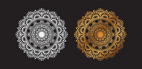 Ornamental Geometric luxury mandala pattern vector design 