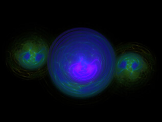 Imaginatory fractal abstract background Image