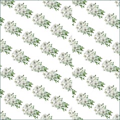 Wedding Bouquet Pattern background picture