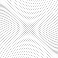 Diagonal striped illustration. Repeated lines background. Surface pattern design. Linear ornament. Disco lights motif. Stripes wallpaper. Angle rays. Pinstripes vector art. Geometric image.