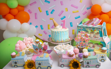 Postres para fiestas de cumpleaños y bautizos