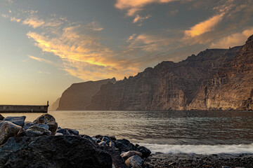 Sunset in Canary Islands.