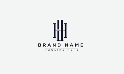Logo design letter HH . Elegant modern. Vector template.