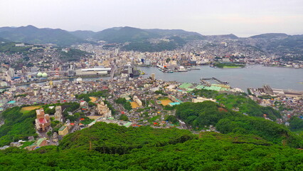 Fototapeta na wymiar 長崎稲佐山公園からの眺め1
