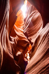 luci e ombre, Antelope Canyon, Arizona