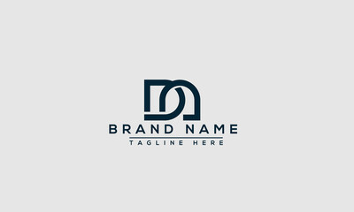 Logo design letter DA . Elegant modern. Vector template.