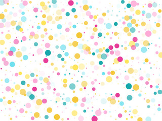 Bokeh confetti circles decoration holiday background.