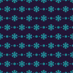 Christmas snowflake pattern neon style on cyan background for christmas sale, product promotion, poster, greeting cards, web and marketing material, decoration. Vector Illustration