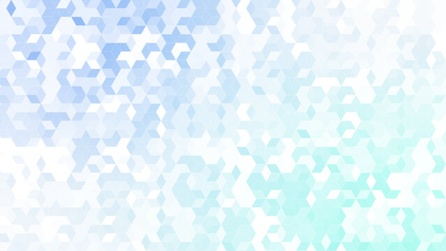 ダイヤのパターン背景素材，ブルーとグリーンのグラデーション