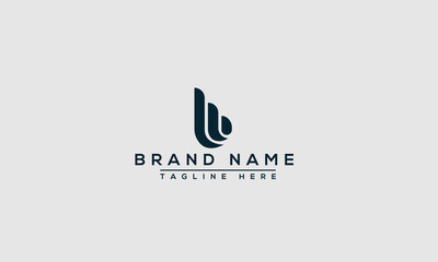 Logo design letter LB . Elegant modern. Vector template.