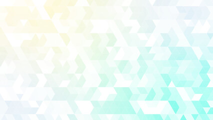 三角パターン背景素材，イエローとグリーンのグラデーション