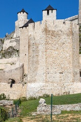 Golubac Fortress at the coast of Danube River, Serbia