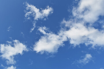 blue sky with clouds