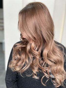 Brown hair with professional salon care