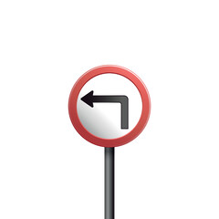 Road signs brazilian. Parking sign on white background. Vector 3D illustration eps 