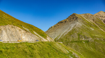 Great scenery on the Furka Pass in Switzerland - travel photography