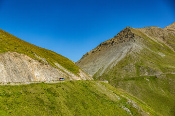 Great scenery on the Furka Pass in Switzerland - travel photography