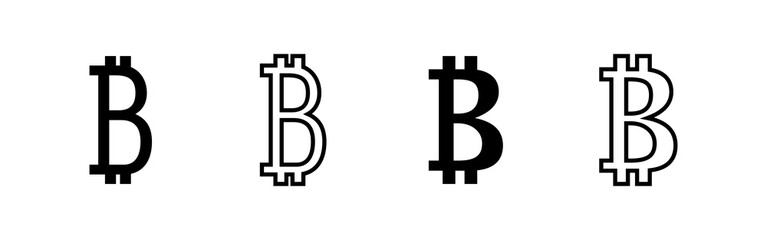 Bitcoin icon vector. bitcoin sign and symbol. payment symbol. cryptocurrency logo
