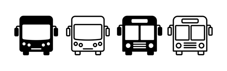 Bus icon vector. bus sign and symbol