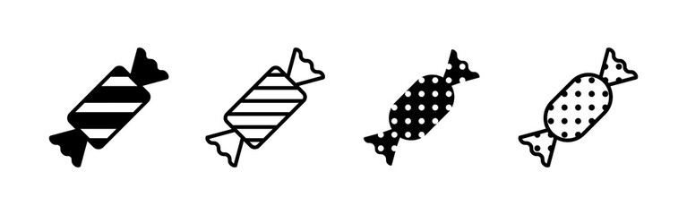 Candy icon vector. candy sign and symbol.