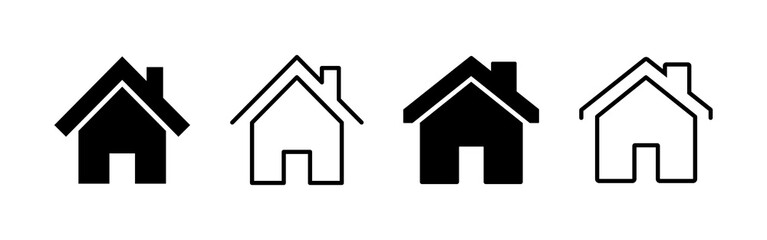 House icon vector. Home sign and symbol