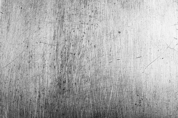 Fototapeta premium Steel grunge scratches texture. Background of colorless scratches on iron, steel, metal surface.