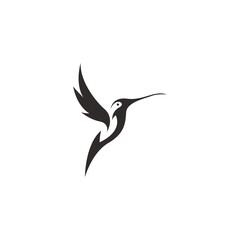 Hummingbird icon logo design