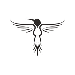 Hummingbird icon logo design