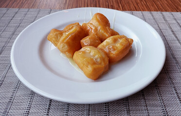 deep fried dough stick are high calories food but the best of the breakfast of every day befor start your work.