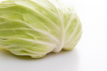 キャベツの外葉と芯