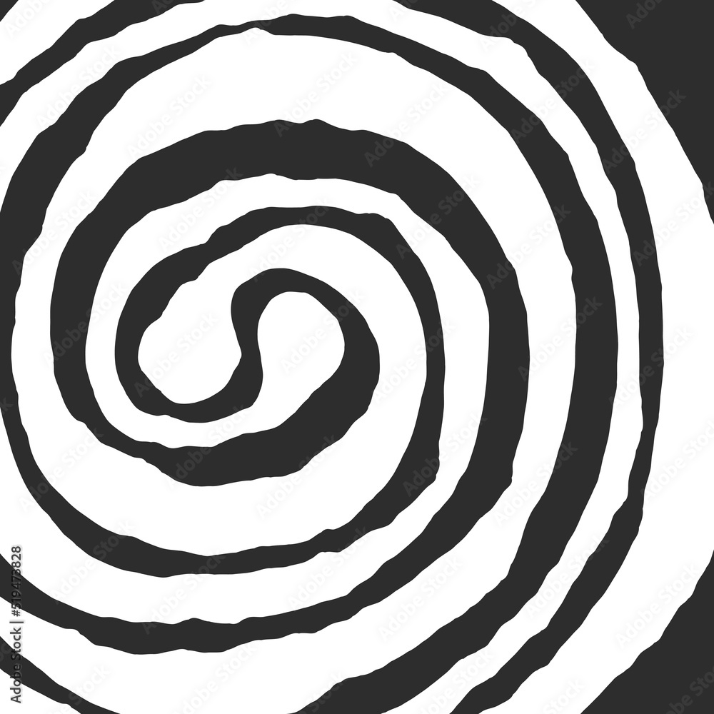 Poster abstract background with rough and swirl line pattern
