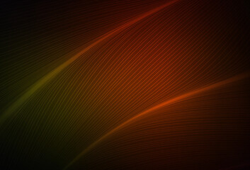 Dark Red vector background with wry lines.