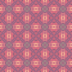 Nature Seamless Pattern Garden Floral Background Damask Plant Aboriginal Ornament Art