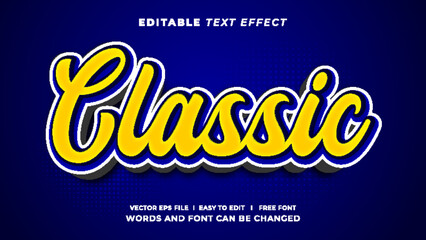 Classic Text Effect