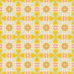 Nature Seamless Pattern Garden Floral Background Damask Plant Aboriginal Ornament Art