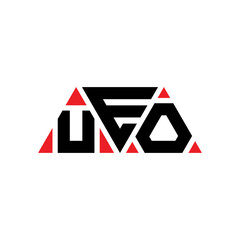 UEO triangle letter logo design with triangle shape. UEO triangle logo design monogram. UEO triangle vector logo template with red color. UEO triangular logo Simple, Elegant, and Luxurious Logo...