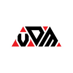 VDM triangle letter logo design with triangle shape. VDM triangle logo design monogram. VDM triangle vector logo template with red color. VDM triangular logo Simple, Elegant, and Luxurious Logo...