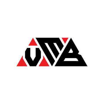 VMB triangle letter logo design with triangle shape. VMB triangle logo design monogram. VMB triangle vector logo template with red color. VMB triangular logo Simple, Elegant, and Luxurious Logo...