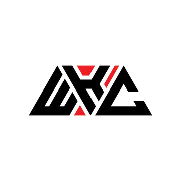 WKC triangle letter logo design with triangle shape. WKC triangle logo design monogram. WKC triangle vector logo template with red color. WKC triangular logo Simple, Elegant, and Luxurious Logo...