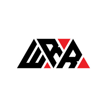 WRR triangle letter logo design with triangle shape. WRR triangle logo design monogram. WRR triangle vector logo template with red color. WRR triangular logo Simple, Elegant, and Luxurious Logo...
