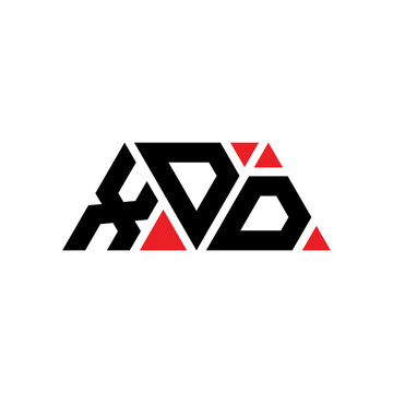 XDD triangle letter logo design with triangle shape. XDD triangle logo design monogram. XDD triangle vector logo template with red color. XDD triangular logo Simple, Elegant, and Luxurious Logo...