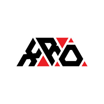 XRO triangle letter logo design with triangle shape. XRO triangle logo design monogram. XRO triangle vector logo template with red color. XRO triangular logo Simple, Elegant, and Luxurious Logo...