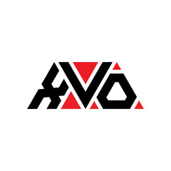 XVO triangle letter logo design with triangle shape. XVO triangle logo design monogram. XVO triangle vector logo template with red color. XVO triangular logo Simple, Elegant, and Luxurious Logo...