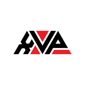 XVP triangle letter logo design with triangle shape. XVP triangle logo design monogram. XVP triangle vector logo template with red color. XVP triangular logo Simple, Elegant, and Luxurious Logo...