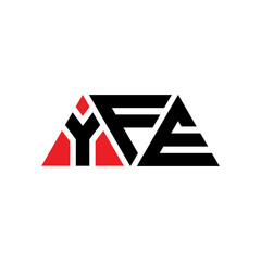 YFE triangle letter logo design with triangle shape. YFE triangle logo design monogram. YFE triangle vector logo template with red color. YFE triangular logo Simple, Elegant, and Luxurious Logo...