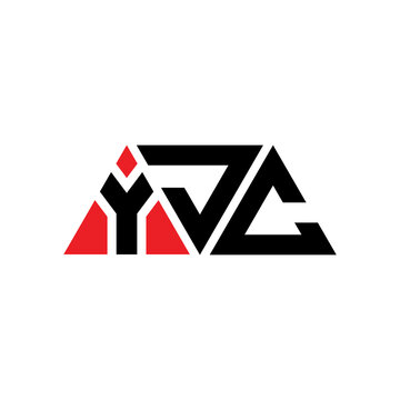 YJC triangle letter logo design with triangle shape. YJC triangle logo design monogram. YJC triangle vector logo template with red color. YJC triangular logo Simple, Elegant, and Luxurious Logo...