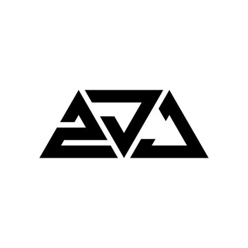 ZJJ triangle letter logo design with triangle shape. ZJJ triangle logo design monogram. ZJJ triangle vector logo template with red color. ZJJ triangular logo Simple, Elegant, and Luxurious Logo...