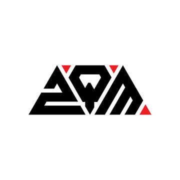 ZQM triangle letter logo design with triangle shape. ZQM triangle logo design monogram. ZQM triangle vector logo template with red color. ZQM triangular logo Simple, Elegant, and Luxurious Logo...